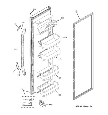 Diagram for ESH25JFWABB