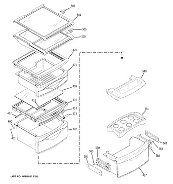 Diagram for PCF23NGTCWW