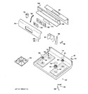 Diagram for 2 - Control Panel & Cooktop