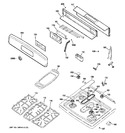 Diagram for 2 - Control Panel & Cooktop