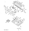 Diagram for 2 - Control Panel & Cooktop