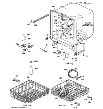 Diagram for HDA3600N10WW