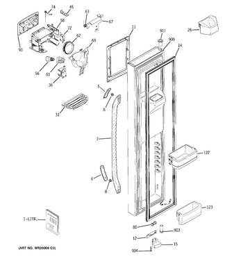 Diagram for GSF25KGWAWW