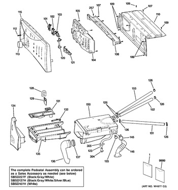 Diagram for WBVH5100H1WW