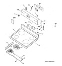 Diagram for 1 - Control Panel & Cooktop