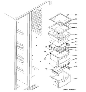 Diagram for GSHF5MGXBEBB