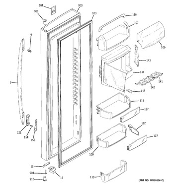 Diagram for PCF23RGWAWW