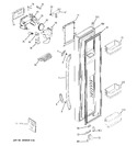 Diagram for 1 - Freezer Door