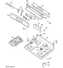 Diagram for 2 - Control Panel & Cooktop