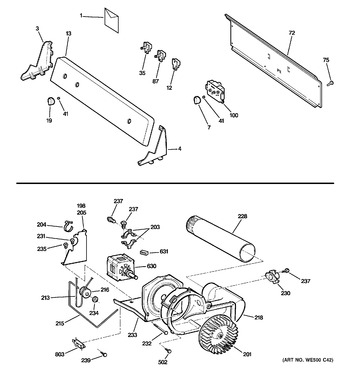 Diagram for DBXR463GG7WW