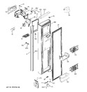 Diagram for 1 - Freezer Door