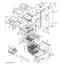 Diagram for 1 - Doors & Shelves