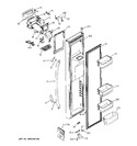 Diagram for 1 - Freezer Door