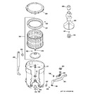 Diagram for 3 - Tub, Basket & Agitator