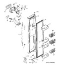 Diagram for 1 - Freezer Door