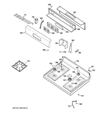 Diagram for RGB745DEP1WW