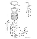 Diagram for 3 - Tub, Basket & Agitator