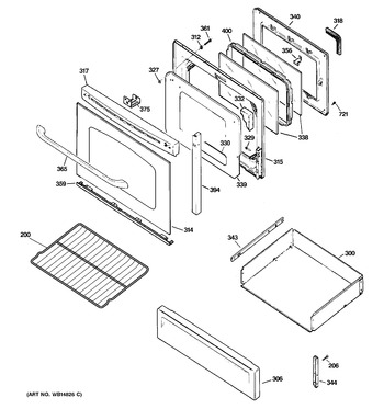 Diagram for JGB800DEP1WW