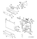 Diagram for 1 - Escutcheon & Door Assembly