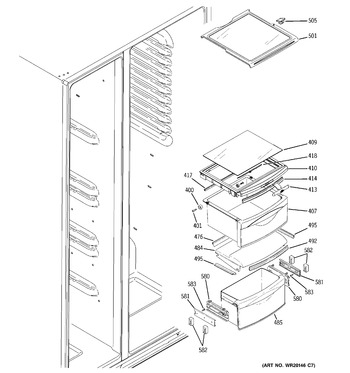 Diagram for GCE23LGYAFLS