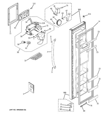 Diagram for GSF25IGZCBB