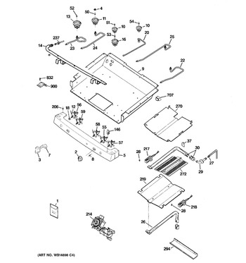 Diagram for JGB605DET1WW