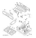 Diagram for 2 - Control Panel & Cooktop