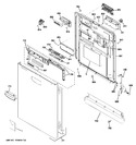 Diagram for 1 - Escutcheon & Door Assembly