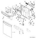 Diagram for 1 - Escutcheon & Door Assembly