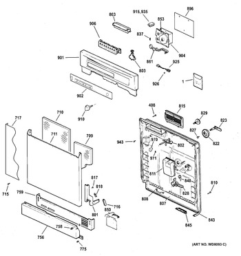 Diagram for GSD3900G00WW