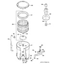 Diagram for 3 - Tub, Basket & Agitator