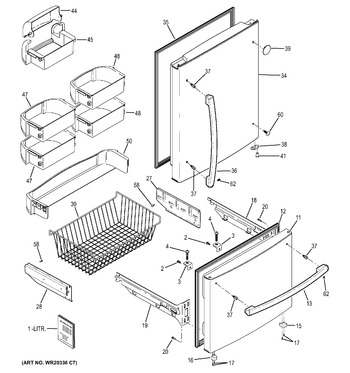 Diagram for GDE23ETEARWW