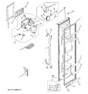 Diagram for 1 - Freezer Door