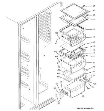 Diagram for GZS23HSECFSS