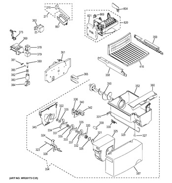 Diagram for GSH25JGDE WW