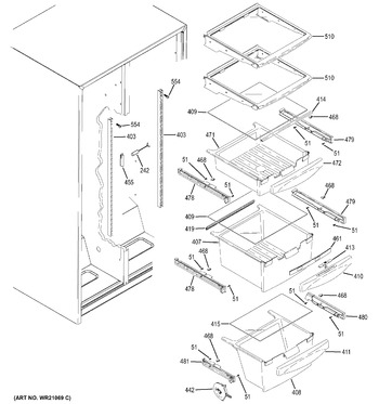 Diagram for GSH25JGDE WW