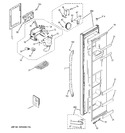 Diagram for 1 - Freezer Door