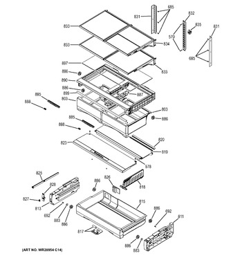 Diagram for GFE27GGDBWW