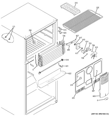 Diagram for GTE16GTHBRWW