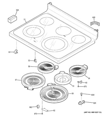 Diagram for JB640SF1SS