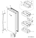 Diagram for 4 - Fresh Food Door - Rh