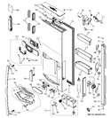 Diagram for 1 - Dispenser Door