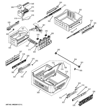 Diagram for PWE23KSDCSS