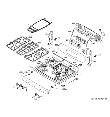 Diagram for JGB870SEF2SS