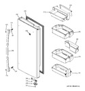 Diagram for 4 - Fresh Food Door - Rh