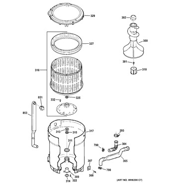 Diagram for GHWN4250D0WW