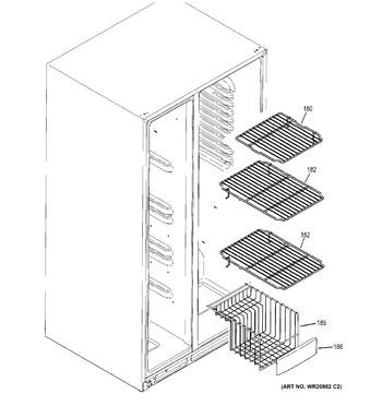 Diagram for GSS25CGHBCWW