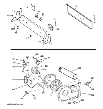 Diagram for GTDX400ED5WS