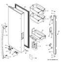 Diagram for 2 - Fresh Food Door - Lh