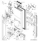 Diagram for 1 - Dispenser Door